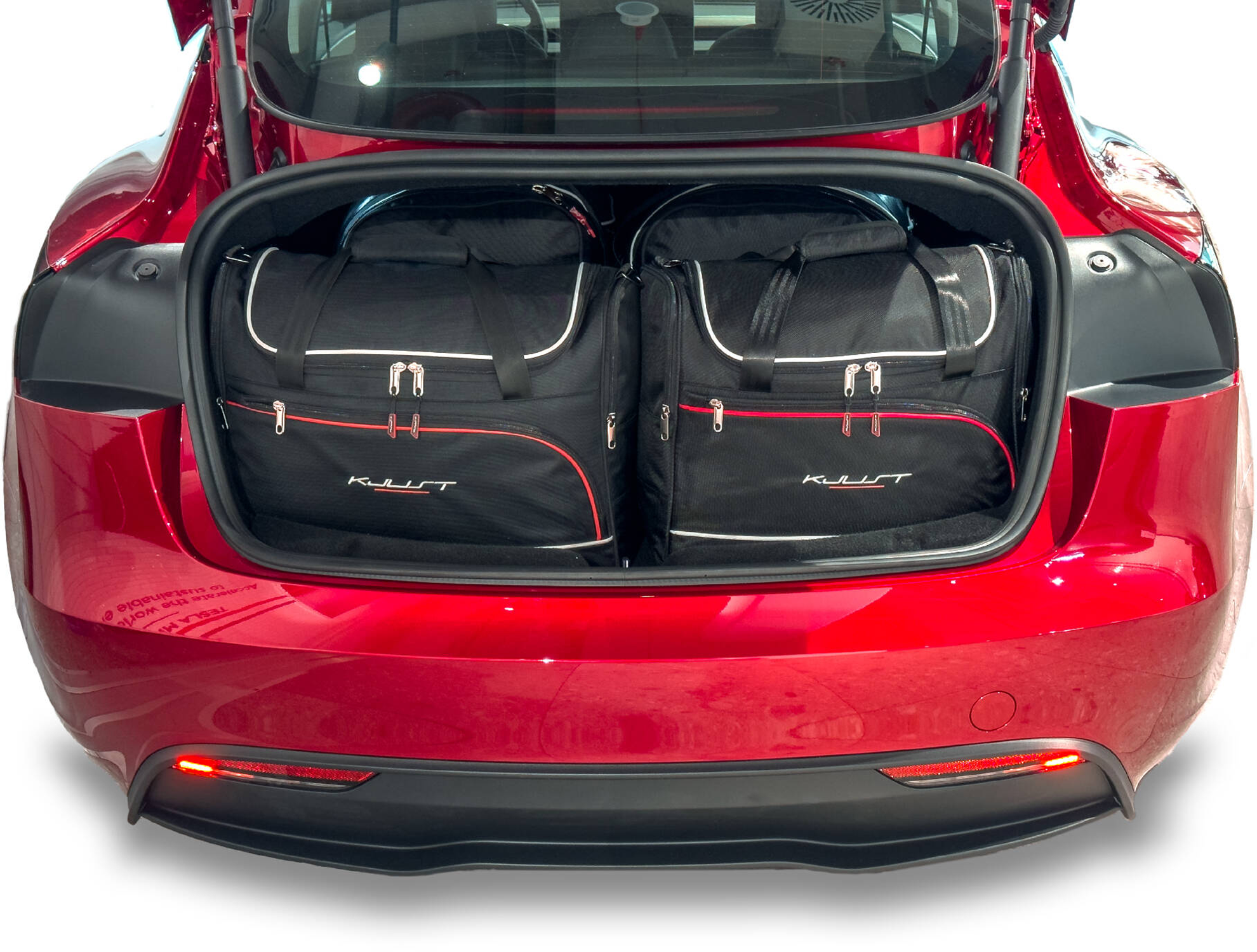 Bagasjeromsvesker 5-delers sett for Tesla Model 3 Highland fra 2023 - forfra