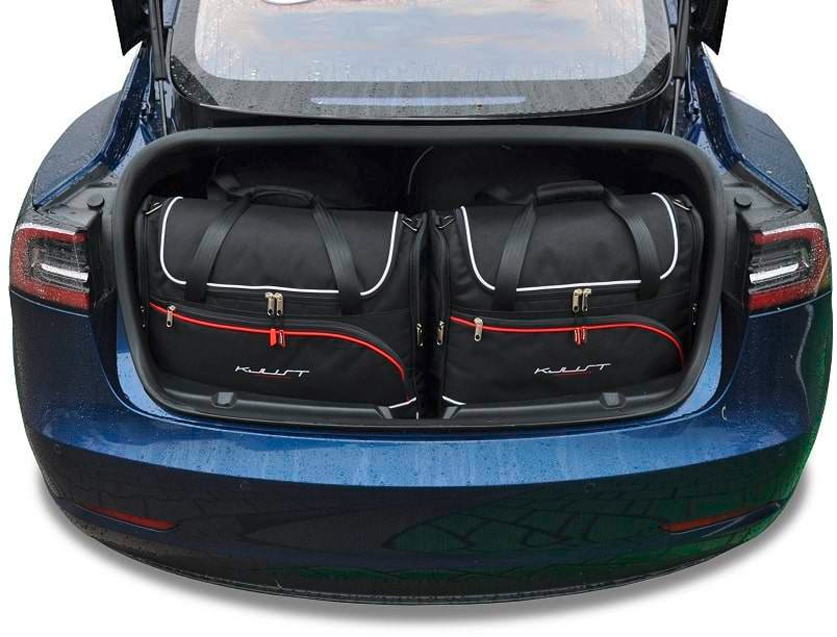 Bagasjeromsvesker 5-delers sett for Tesla Model 3 2017–2023 forfra
