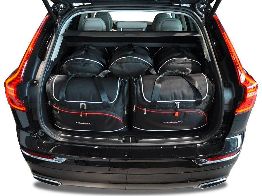 Bagasjeromsvesker 5-delers sett for Volvo XC60 fra 2017 forfra