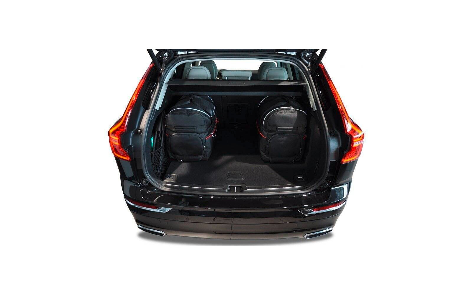 Bagasjeromsvesker 5-delers sett for Volvo XC60 fra 2017 montert i bil