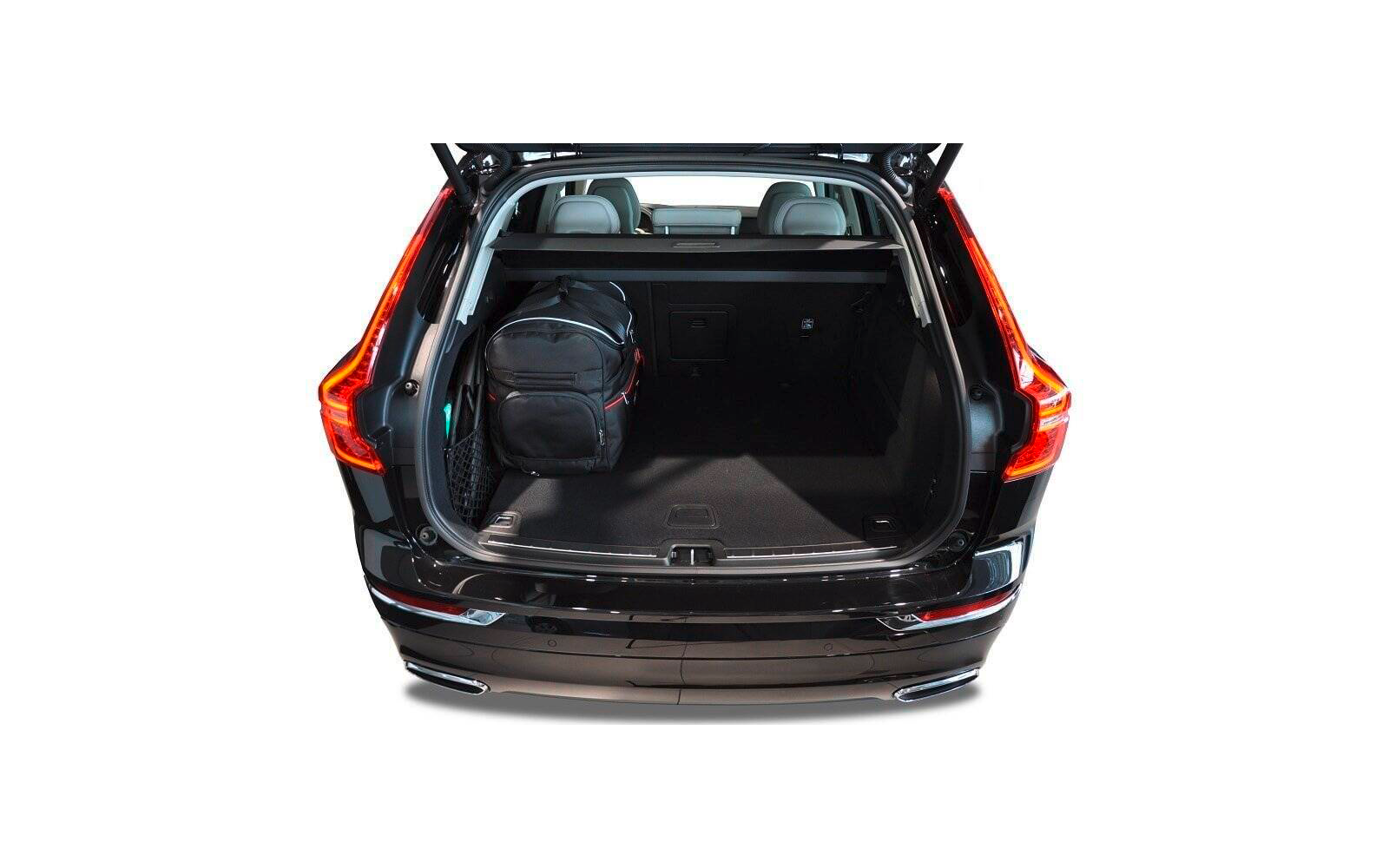 Nærbilde av bærehåndtak på Bagasjeromsvesker 5-delers sett for Volvo XC60 fra 2017