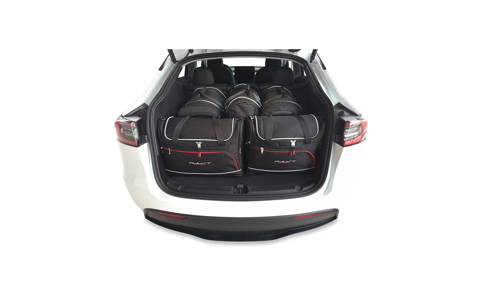 Bagasjeromsvesker 7-delers sett for Tesla Model Y 2020–2022 bakside