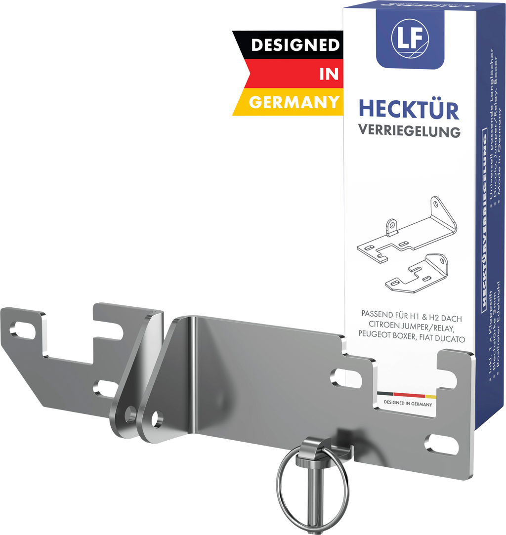 Bakdørlås innbruddssikring H1/H2 for Fiat Ducato/Citroen Jumper front
