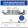 Oversikt av Bakdørlås innbruddssikring H1/H2 for Fiat Ducato/Citroen Jumper