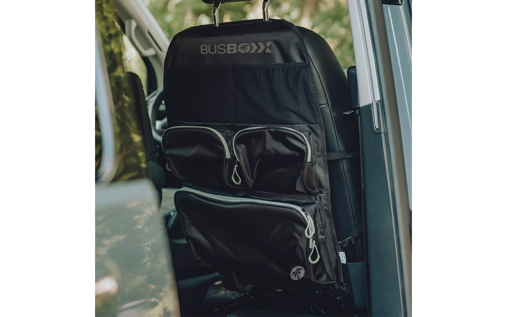 Bakseteveske for forseter VW T5 T6 T6.1 50x75 cm BusBoxx detalj