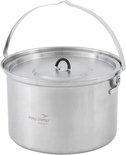 Bålgryte Campfire 4 l rustfritt stål med opphengskrok forfra
