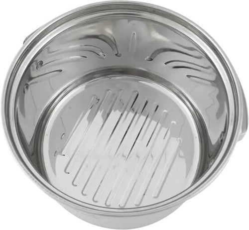 Bålgryte Campfire 4 l rustfritt stål med opphengskrok bakside