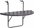 Balkonghengebord Butler antrasitt 100x50 cm forfra