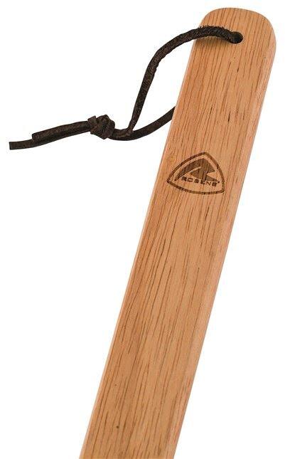 Detalj av Bålspatel 35 cm tre og stål med lærrem - Robens blad