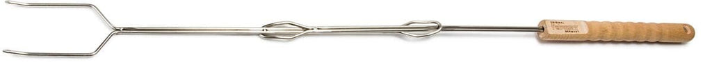 Bålspidd i rustfritt stål uttrekkbart 92 cm 2-pack - Petromax forfra