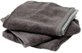 Bambuskluter 3-pack antrasitt 33x33 cm mikiGREEN forfra