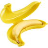 Detaljbilde av Bananoppbevaringsboks med klikkåpning gul Westmark