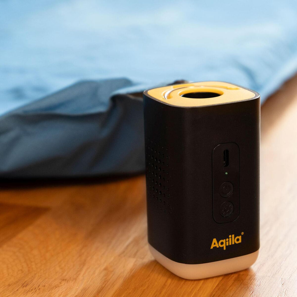 Bærbar elektrisk luftpumpe Airbird C2 2400 mAh USB-C luftdyser i ulike størrelser
