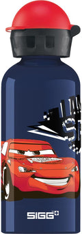 Barnedrikkeflaske i aluminium 400 ml KBT Cars Speed - SIGG forfra
