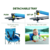 Barnehøystol Action Baby Equiframe med brett pakket for transport