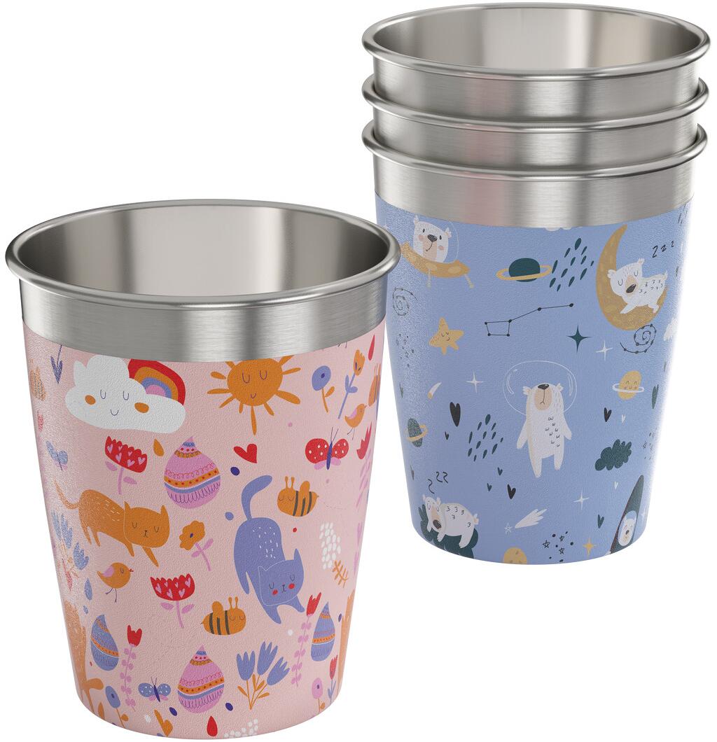 Barnekopp i rustfritt stål 4-pk Daydream 0,35 L - SIGG bakside