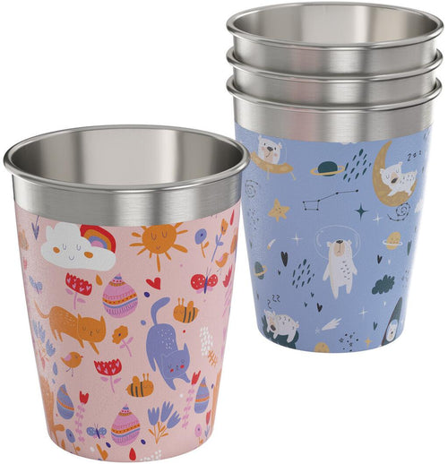 Barnekopp i rustfritt stål 4-pk Daydream 0,35 L - SIGG bakside