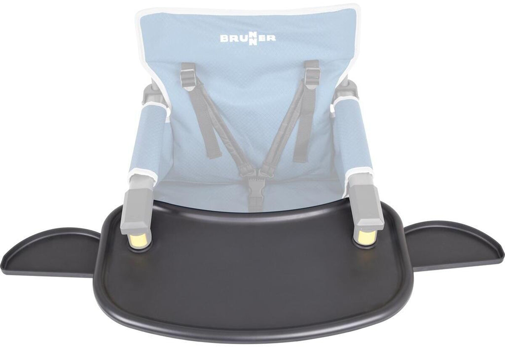 Barnestol Action Baby Equiframe blå med brett foldet sammen