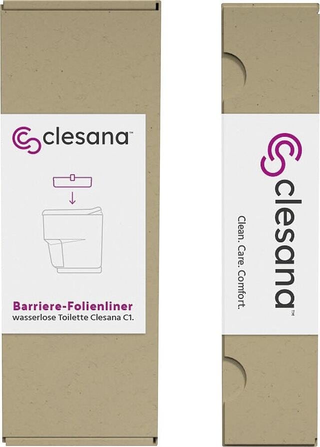 Barrierefolie-liner for Clesana C1 toalett forfra