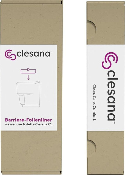 Barrierefolie-liner for Clesana C1 toalett forfra
