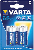 Batteri C/LR14 High Energy 1,5V alkalisk 2-pack - VARTA for campingutstyr