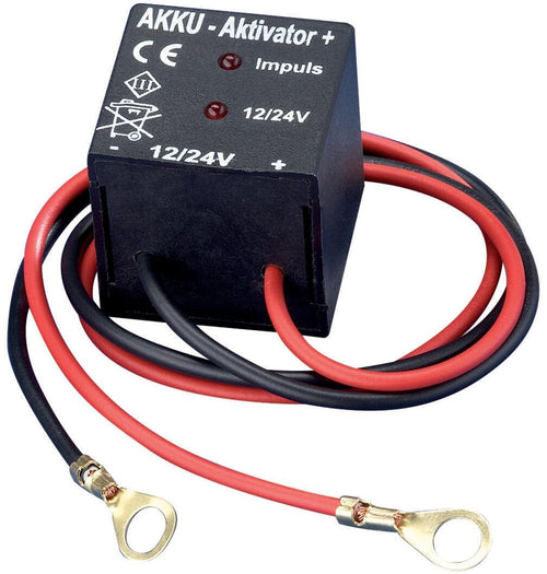 batteriaktivator 12v 24v 10-200 ah ip65 39x30x30 mm ivt for blybatterier