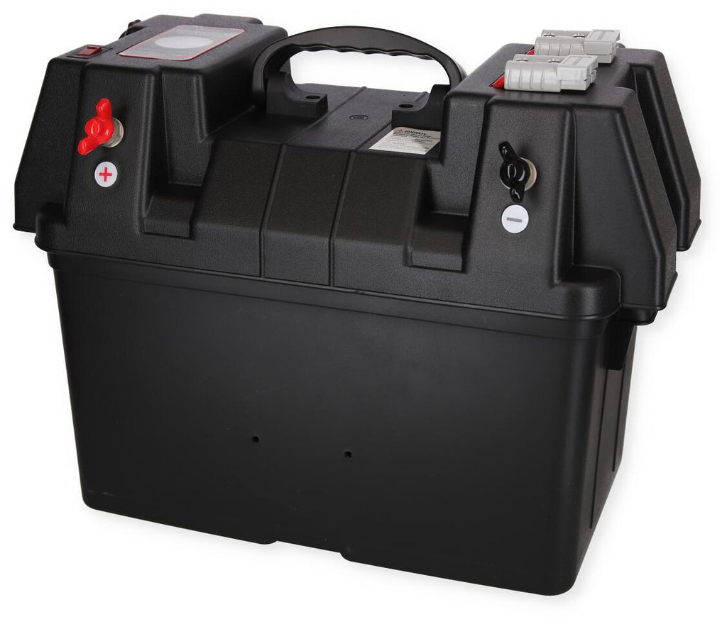 Batteriboks Energy Station 320x180x220mm med USB og 12V forfra