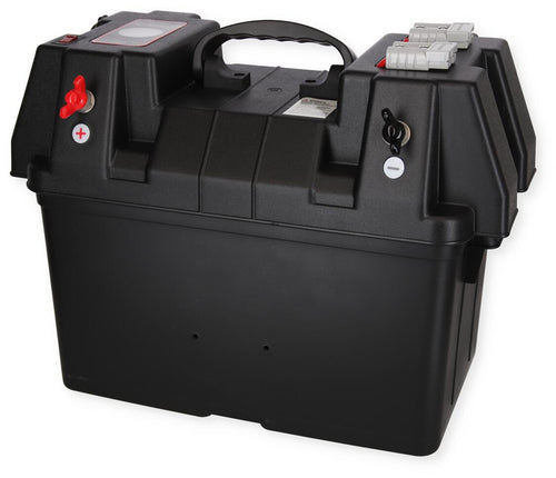 Batteriboks Energy Station 320x180x220mm med USB og 12V forfra