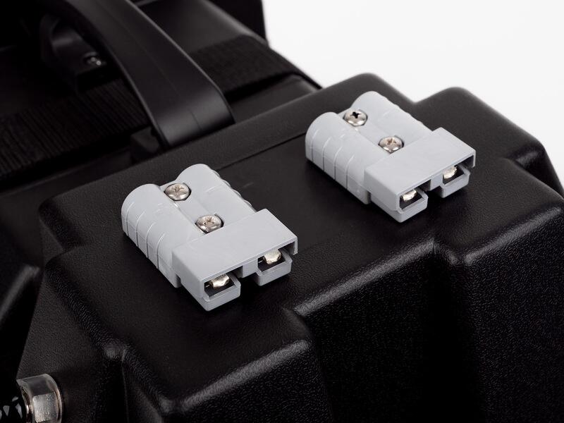 Batteriboks Energy Station 320x180x220mm med USB og 12V montert i campingvogn
