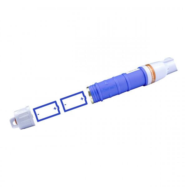 Batteridrevet brennstoffpumpe for parafanovn, 64 cm - BlueCraft bakside