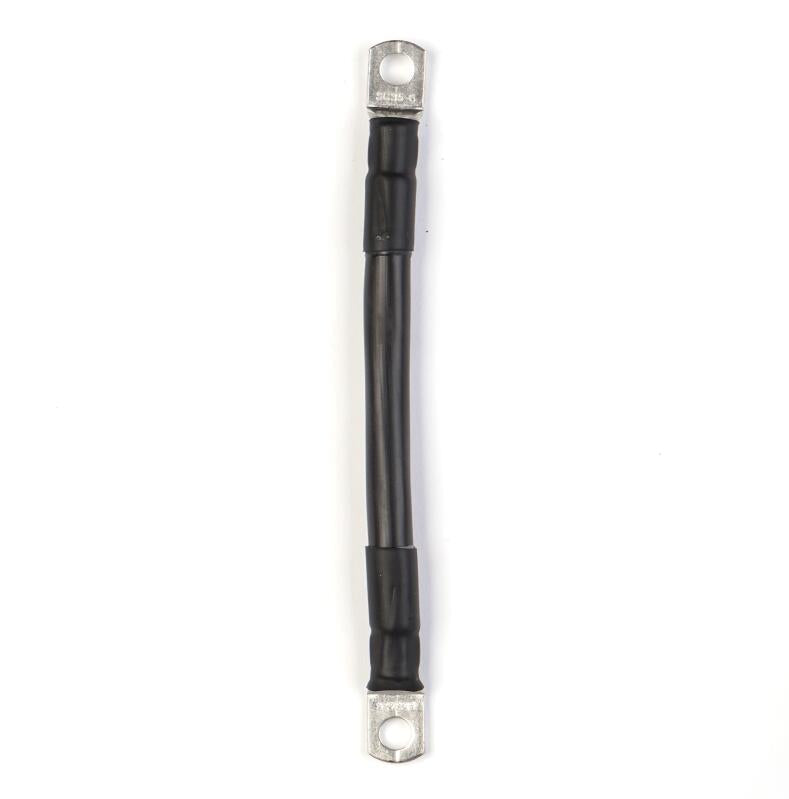 Batterikabel 35mm² M8/M8 svart med ringkabelsko forfra