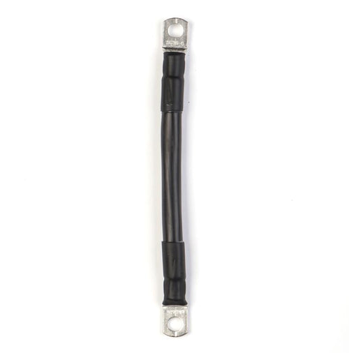 Batterikabel 35mm² M8/M8 svart med ringkabelsko forfra