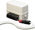 Batterikasse med 12V-uttak 14,5x11x11cm for mobildusj - Comet forfra