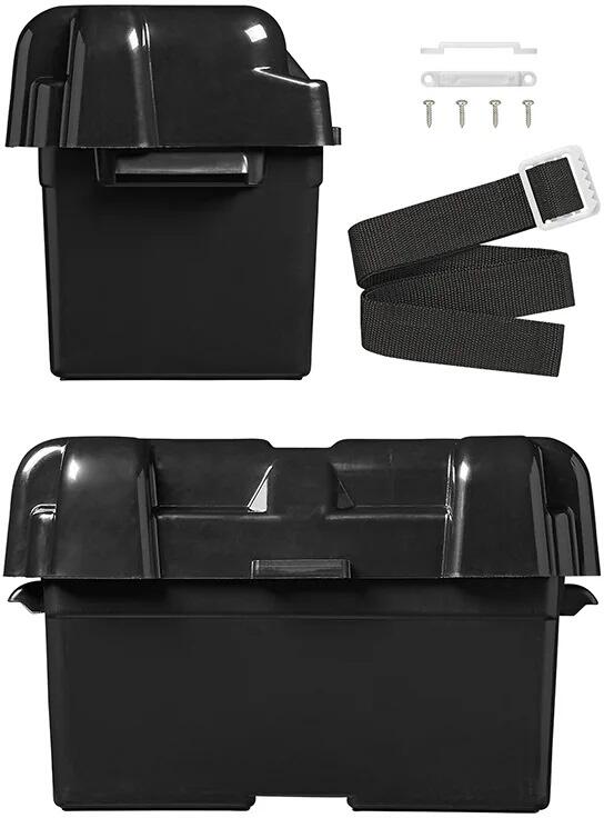 Batterikasse 35x18x20 cm med stropp - Pro Plus montert på plass