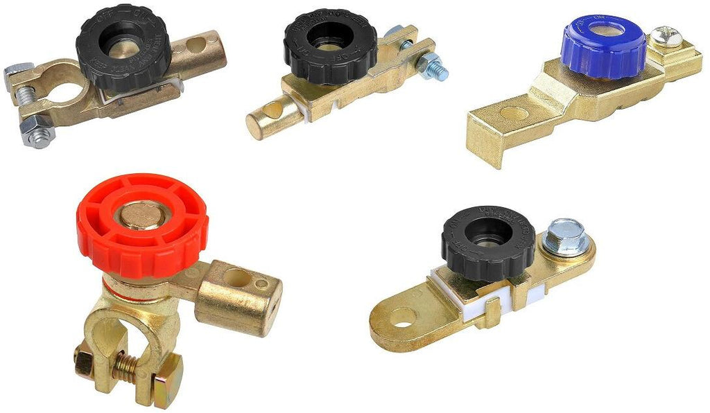Batteriklemme (-) med strømbryter 6-24V 125A - Pro Plus forfra