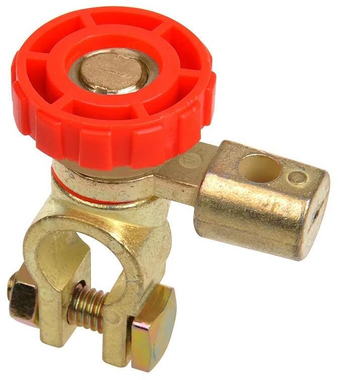Batteriklemme (-) med strømbryter 6-24V 125A - Pro Plus med tilkoblinger