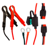 Nærbilde av kontroller på Batterilader 12V/24V 25A med 28 ladeprogrammer - Dino KRAFTPAKET