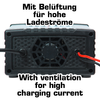Montert Batterilader 12V/24V 25A med 28 ladeprogrammer - Dino KRAFTPAKET på batteri