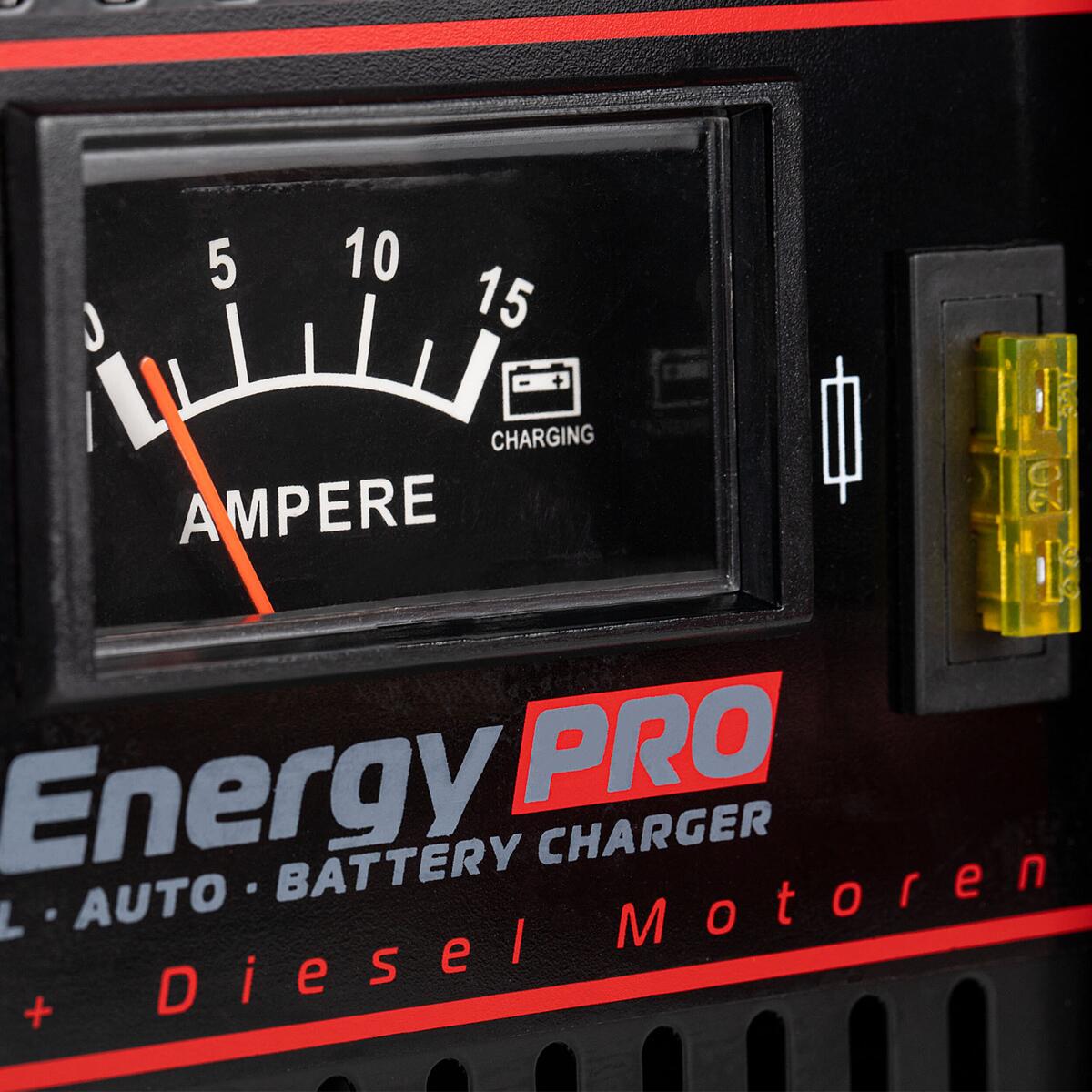 Detalj av Batterilader AkkuEnergy PRO 8A 12V for 18–80 Ah AGM