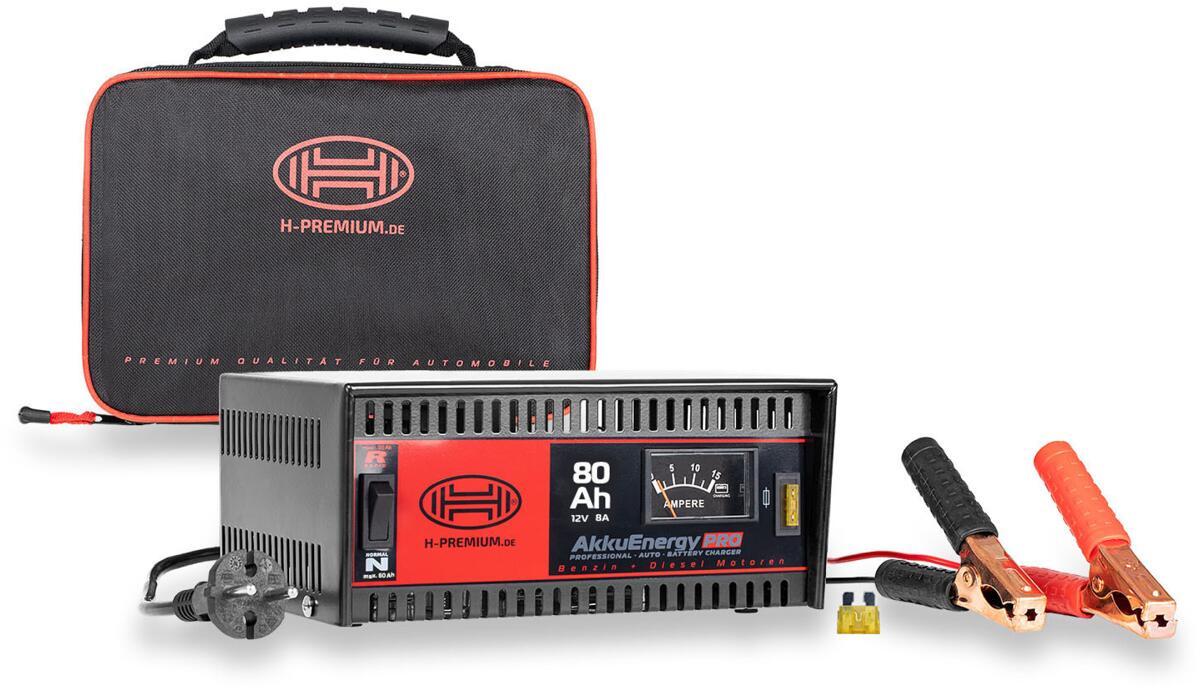 Oppbevaringsveske for Batterilader AkkuEnergy PRO 8A 12V for 18–80 Ah AGM
