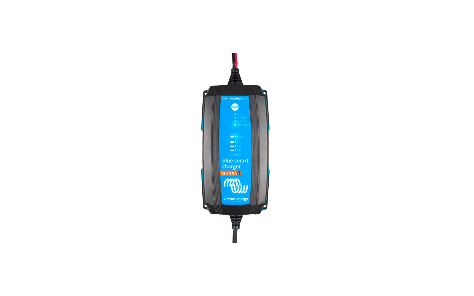Batterilader Blue Smart IP65 12 V 15 A med Bluetooth bakside