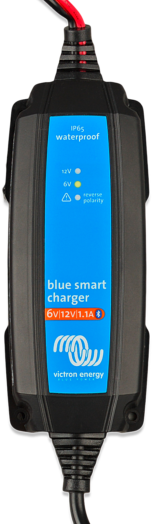 Batterilader Blue Smart IP65 6V/12V 1,1A med Bluetooth forfra