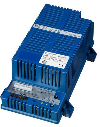 Batterilader LAS 1218 BUS 18A 12V med temperatursensor for campingbatterier