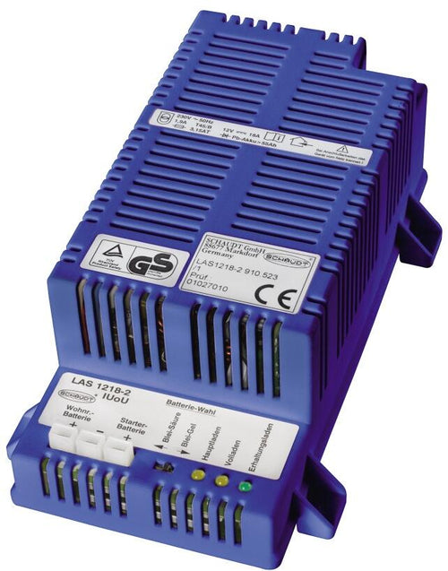 Batterilader LAS 1218 BUS 230V/12V for bobil fra fronten