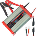 Batterilader med campingfunksjon 12V 10A for WET/AGM/GEL - Dino Kraftpaket forfra
