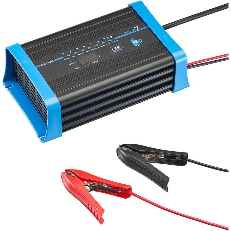 Detalj av Batterilader Multiload LFP for LiFePO4-batterier