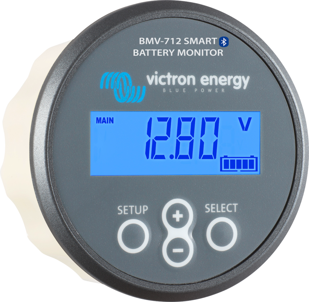 Batterimonitor BMV-712 Smart med Bluetooth og 500 A shunt forfra