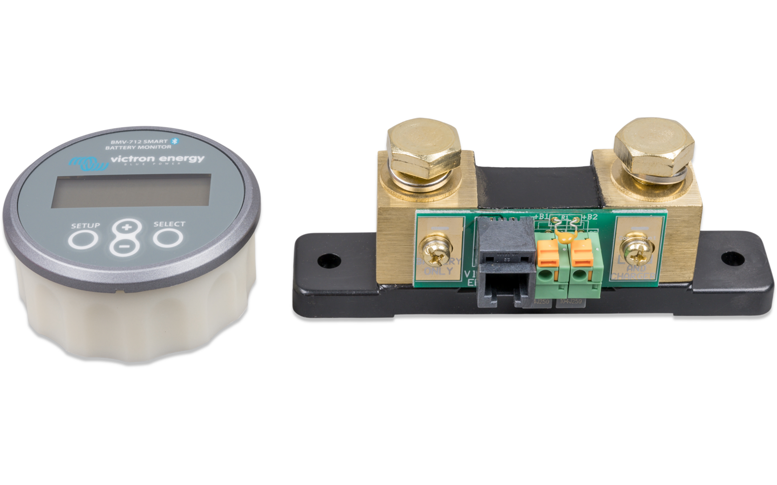 Batterimonitor BMV-712 Smart med Bluetooth og 500 A shunt bakside