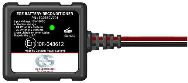 Batterioppfrisker HD-1224 svart 12/24V fra EG Electronics