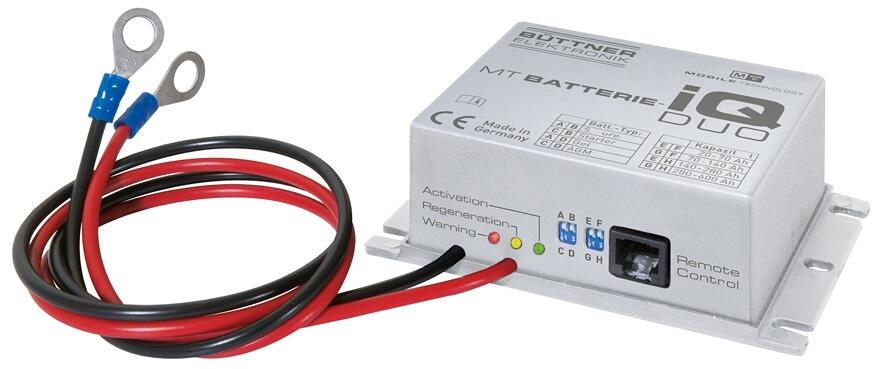 Batteriopptimer MT-IQ Duo 12V for bobil forfra